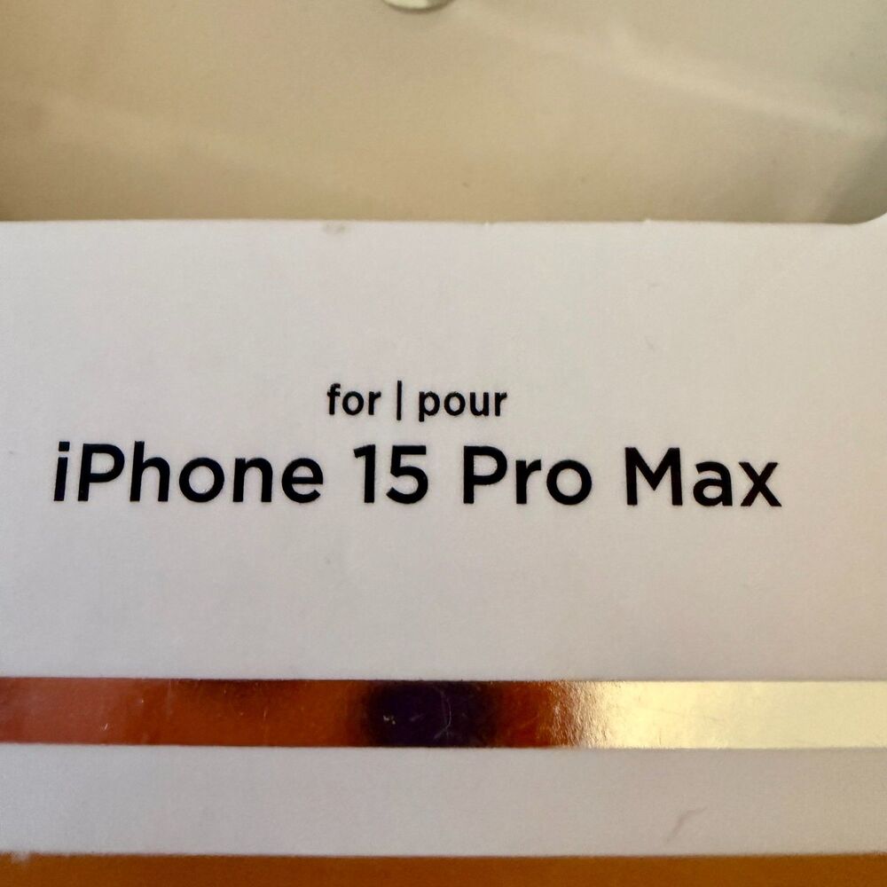 Case Mate Iphone 15 Pro Max Phone Case Unused Clear With Glitter